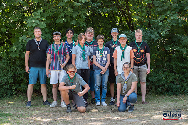 Pfadis im Sommerlager 2022